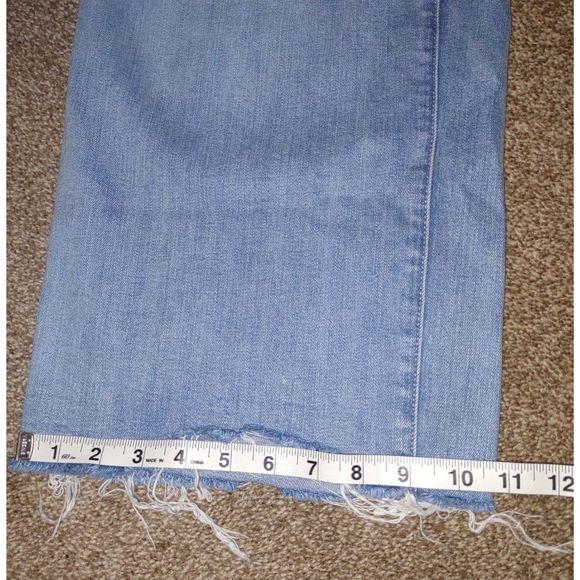 Arizona Jean Company Wide Leg Cropped Denim Jeans Size 11 - Picture 4 of 4